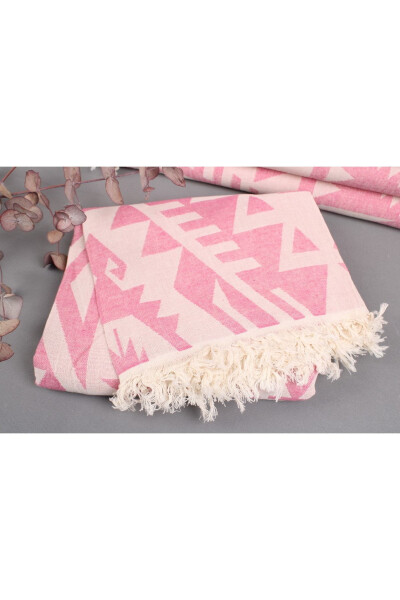 Turkish Towel Pink Bath Towel Gift Towel 100x190 Cm Cotton Towel Bulk Order Towel - 3