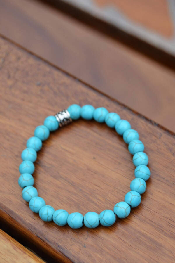 Turquoise Natural Stone Unisex Bracelet - 1