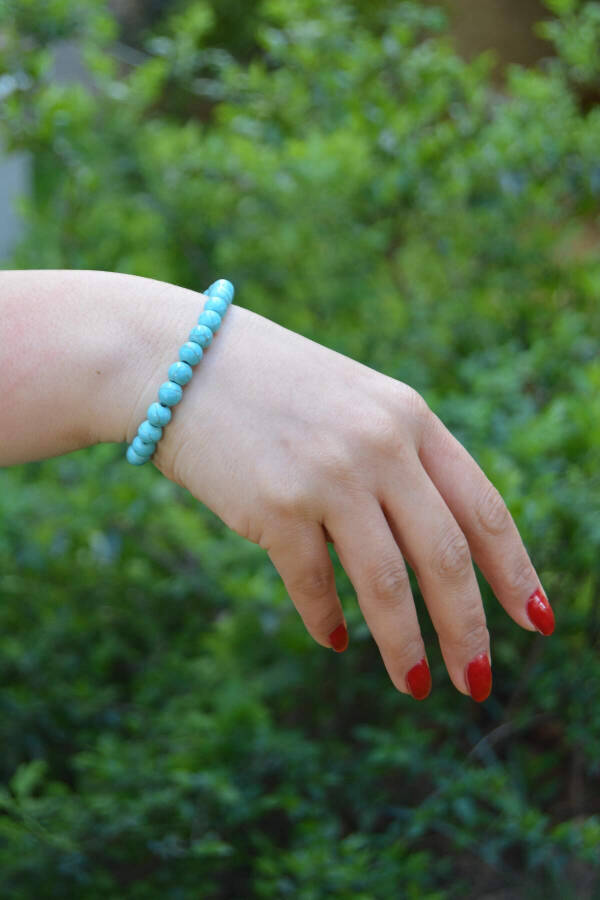 Turquoise Natural Stone Unisex Bracelet - 2