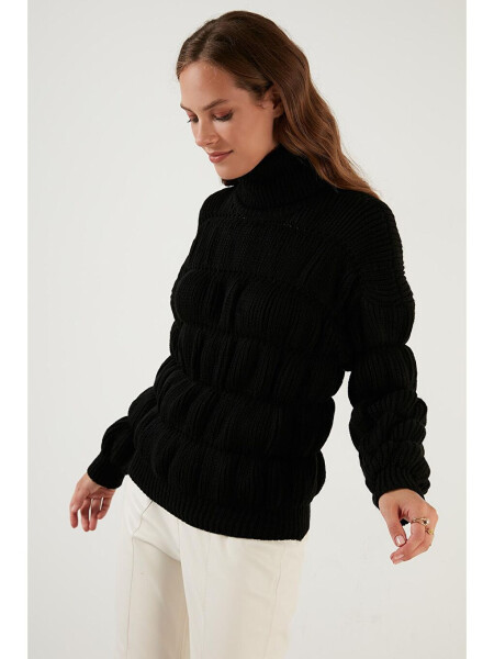 Turtleneck Ribbed Knit Sweater 4616108 - 2