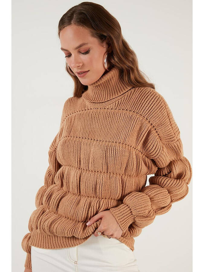 Turtleneck Ribbed Knit Sweater 4616108 - 2