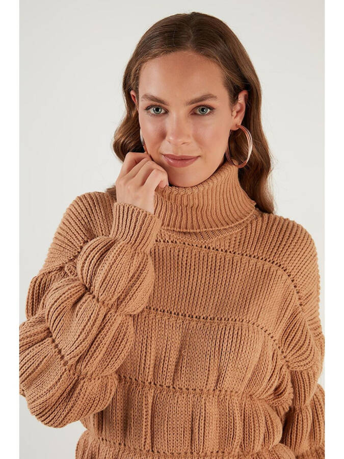 Turtleneck Ribbed Knit Sweater 4616108 - 3