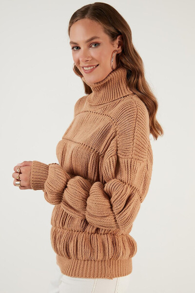 Turtleneck Ribbed Knit Sweater 4616108 - 14