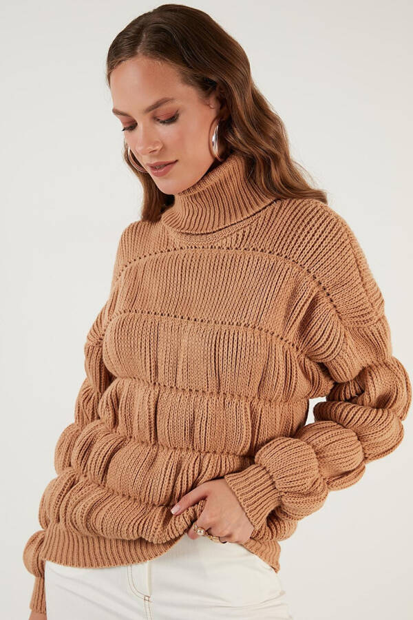 Turtleneck Ribbed Knit Sweater 4616108 - 7