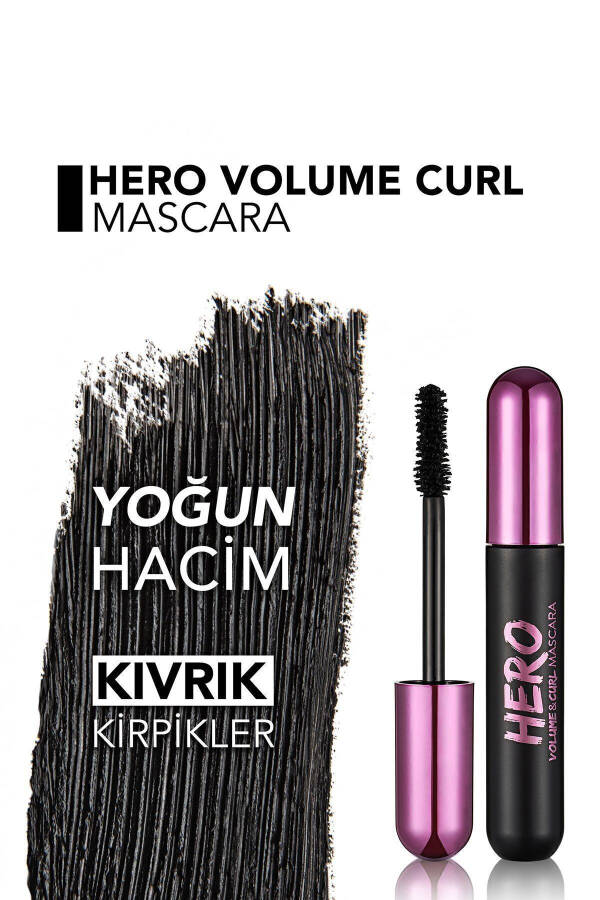 Тушь для ресниц Hero Volume & Curl - 000 - 8682536022804 - 12