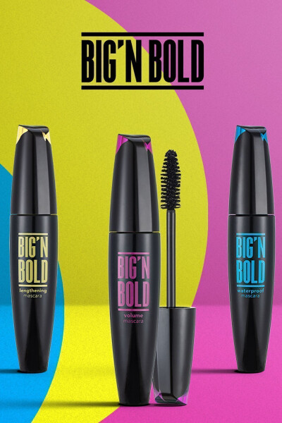 Тушь для увеличения объема (Черная) - Big N Bold Mascara - 001 - 8682536040402 - 20