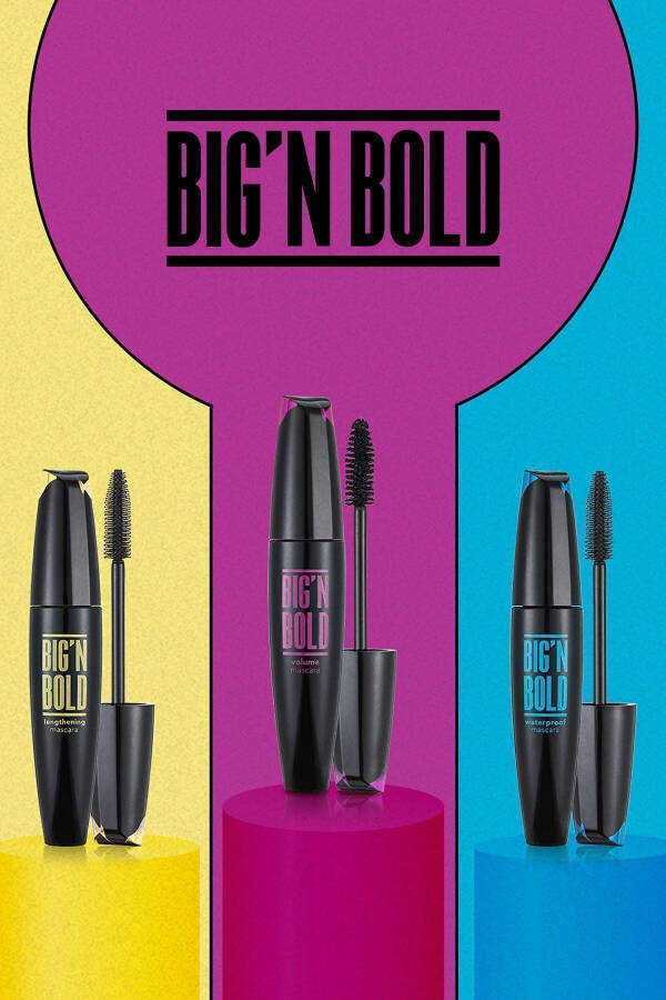 Тушь для увеличения объема (Черная) - Big N Bold Mascara - 001 - 8682536040402 - 21