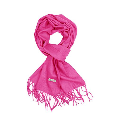 TZ Promise Plain Solid Color Cashmere Feel Classic Soft Luxurious Winter Scarf For Men Women - 1