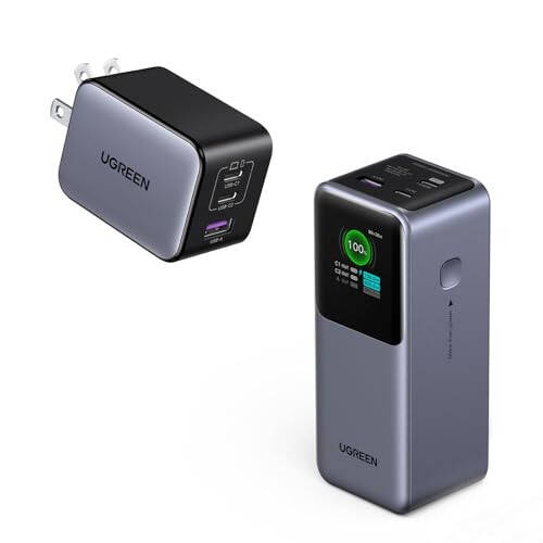 UGREEN Nexode Power Bank 20000mAh 130W Bundle with 65W USB C Charger Nexode X Series - 1