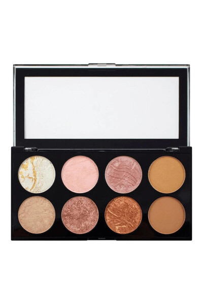 Ultra Golden Sugar 8-Color Blush Palette with Pink - 4