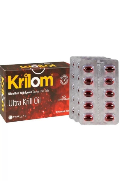 Ultra Krill Oil Dietary Supplement 30 Soft Capsules - 2