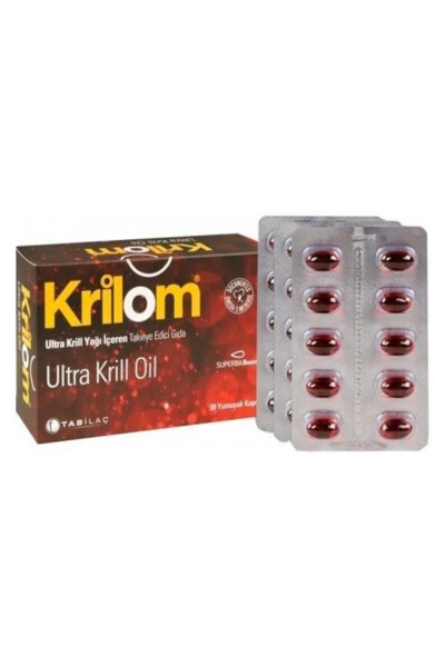 Ultra Krill Oil Dietary Supplement 30 Soft Capsules - 1