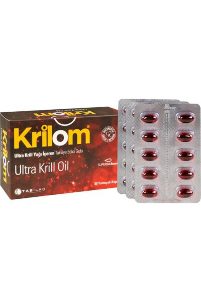 Ultra Krill Yağı Takviye Edici Gıda 30 Yumuşak Kapsül - 3