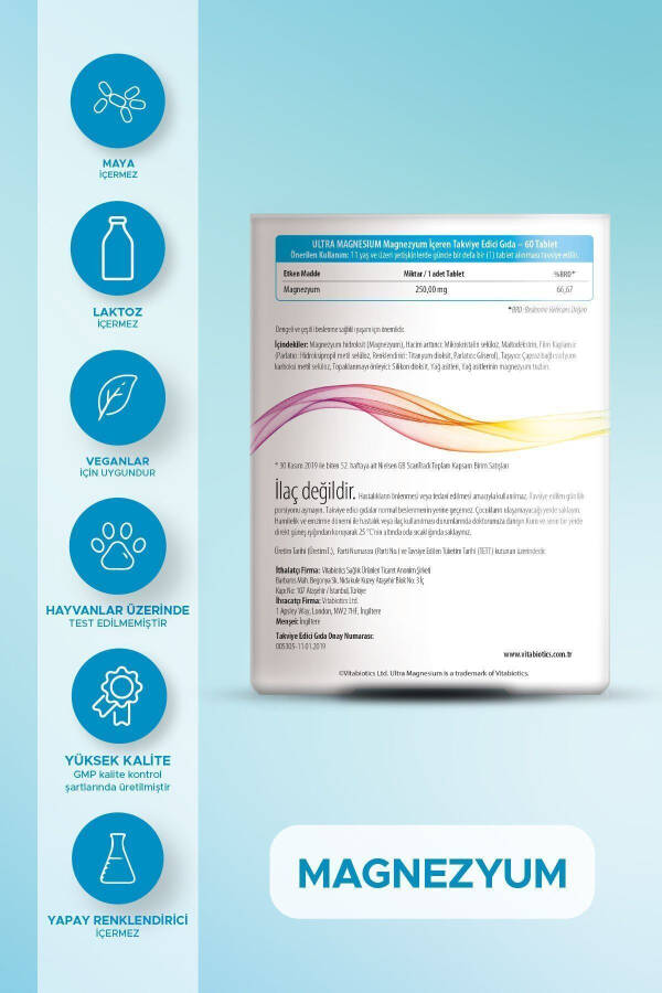 Ultra Magnezyum 60 Tablet - 4