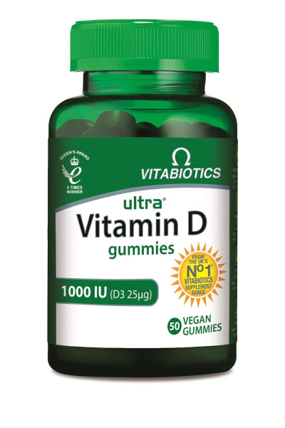 Ultra Vitamin D Gummies 1000 IU 50 Vegan Gummies - 8