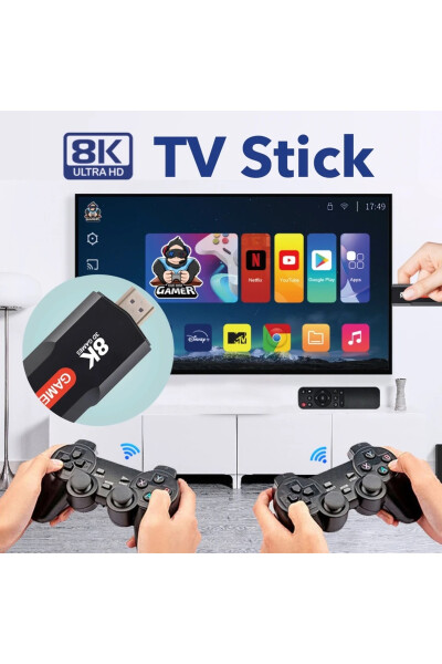 ULTRATEKNOM8PRO Mini 2.4G 10K Ultra HD 64 GB TV-приставка + Игровая приставка Android 12.1 TV + Игровая консоль 2 в 1 - 2