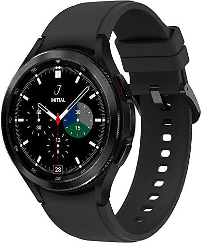 Умные часы Samsung Galaxy Watch 4 Classic 46 мм с монитором ЭКГ, трекером для здоровья, фитнеса, бега, циклов сна, GPS, обнаружением падения, LTE, американская версия, черный (восстановленный) - 1