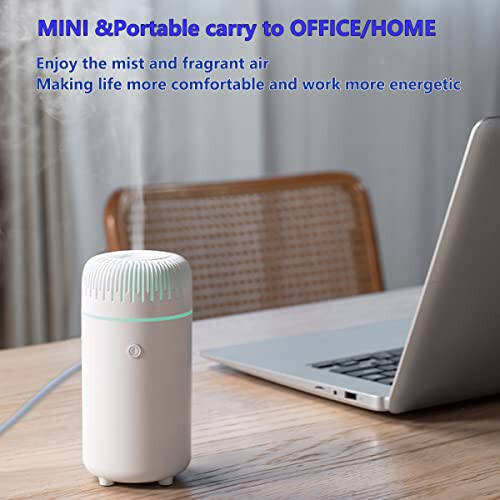 Unee Car Diffuser, USB 100ml Small Humidifier Essential Oil Aroma Diffuser Aromatherapy Diffusers Cool Mist for Car Home Office (White) - 5