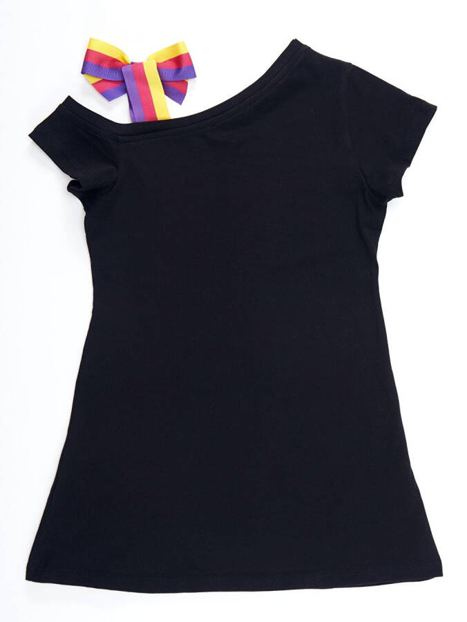 Unicorn Rock Black Dress for Girls - 9