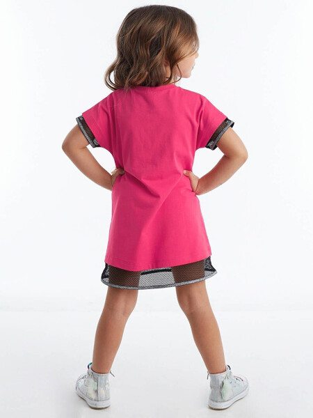 Unicorn Rock Fuchsia Girl Dress - 2