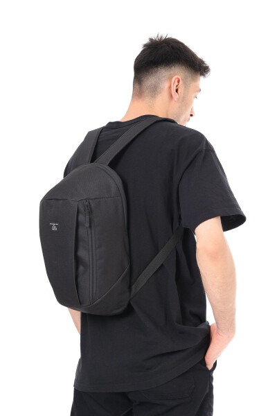 Unisex 2 Compartment Black Outdoor Training Hiking Camping Cycling Sports (10L) Backpack - 7