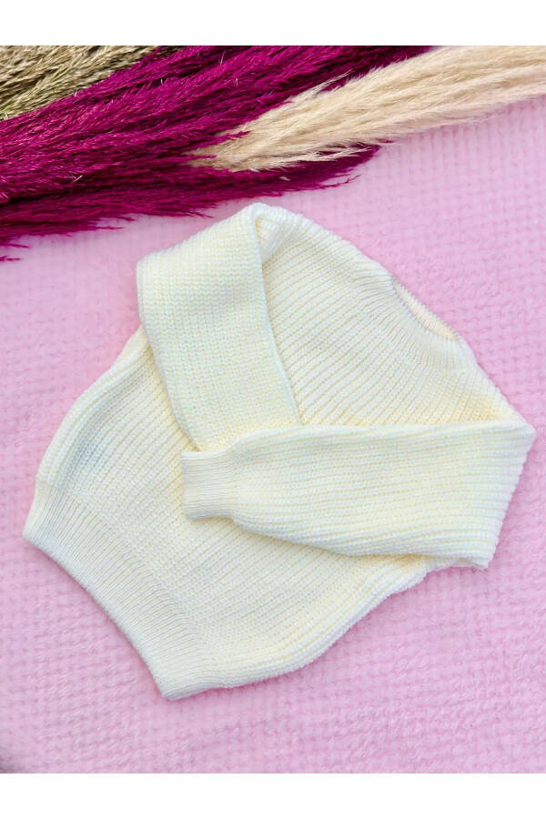 Unisex Baby Kids Crew Neck Extra Stretchable Knit SELANİK-SWEATER - 1