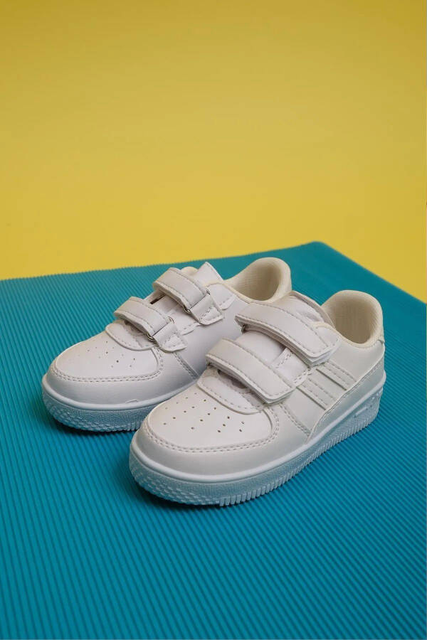 Unisex Baby Kids Sneaker Sport Shoes with Thick Sole Strap - 2