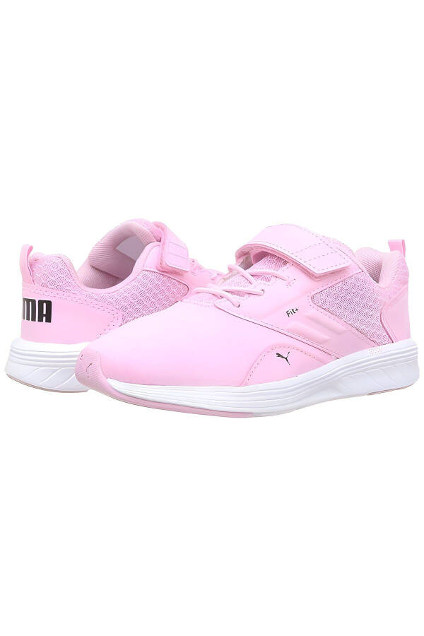 Unisex Baby NRGY Comet V PS Light Pink-Black-White Sports Shoes - 1