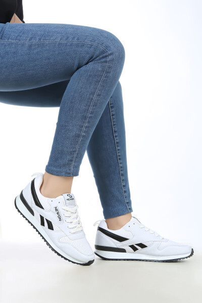 Unisex Bağcıklı Günlük Rahat Taban Şık Tasarım Yürüyüş Casual Sneaker Spor Ayakkabı - 2