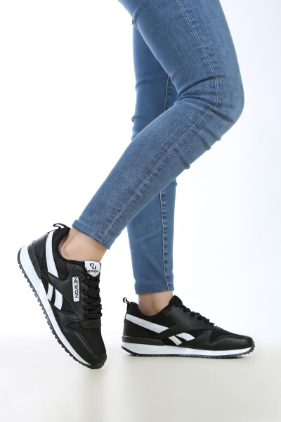 Unisex Bağcıklı Günlük Rahat Taban Şık Tasarım Yürüyüş Casual Sneaker Spor Ayakkabı - 1