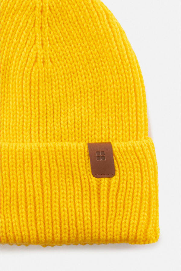 Unisex Beanie A22y9208, yellow thread. - 4