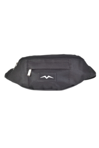 Unisex Black Waist Bag - 1