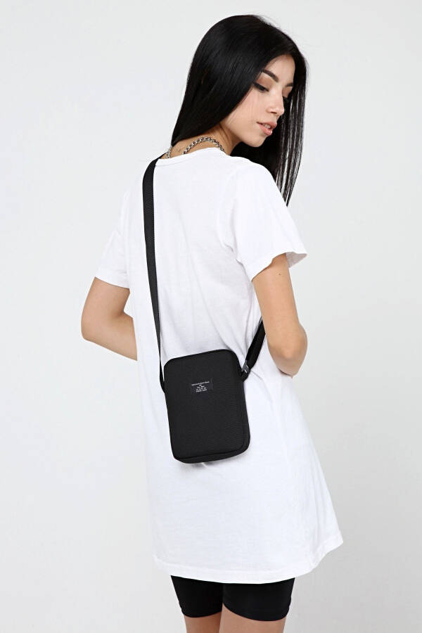 Unisex Black Waist, Phone and Shoulder Bag - 27