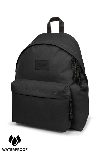 Unisex Black Waterproof Laptop Compartment Daily Backpack - 1