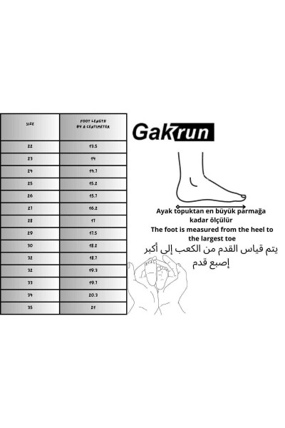 Unisex Çocuk Cırtlı Rahat Günlük Sneaker Spor Ayakkabı - 4