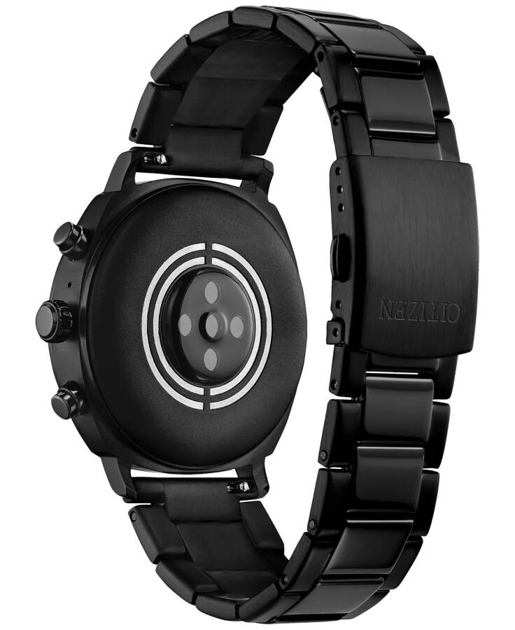 Unisex CZ Akıllı Saat, Siyah Tonlu Paslanmaz Çelik Bilezik, Wear OS, 41mm Siyah - 3