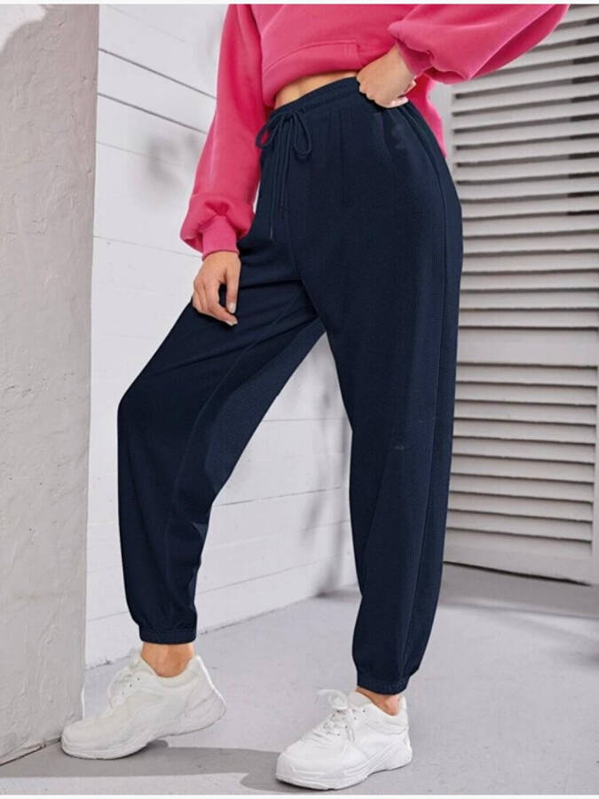 Unisex Elastic Waist and Leg Sweatpants SPR24UEA82 - 2