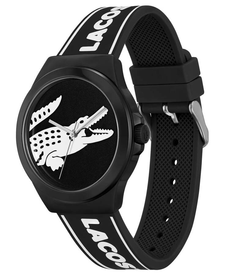 Unisex NeoCroc Black Silicone Strap Watch 43mm Black - 2