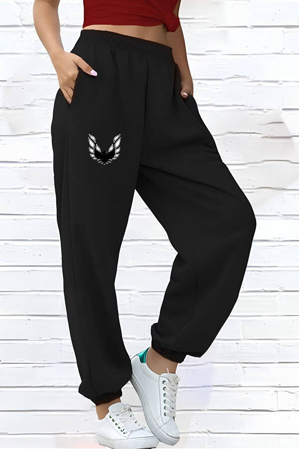 Unisex Phoenix Printed Oversize Cotton Tracksuit - 1