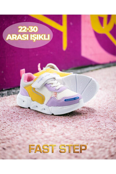 Unisex Spor Rahat Taban Hafif Sneaker Cırt Cırtlı Yazlık Bebek Ve Çocuk Ayakkabısı 141xca018 - 1