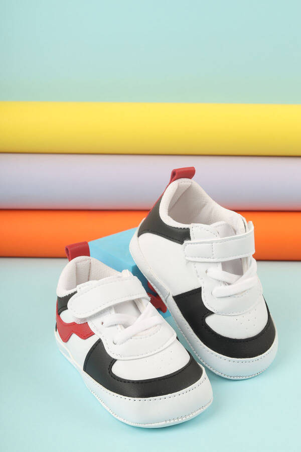 Unisex Velcro Breathable White Sensitive Skin Friendly Comfortable Baby Toddler Sport Shoes - 9