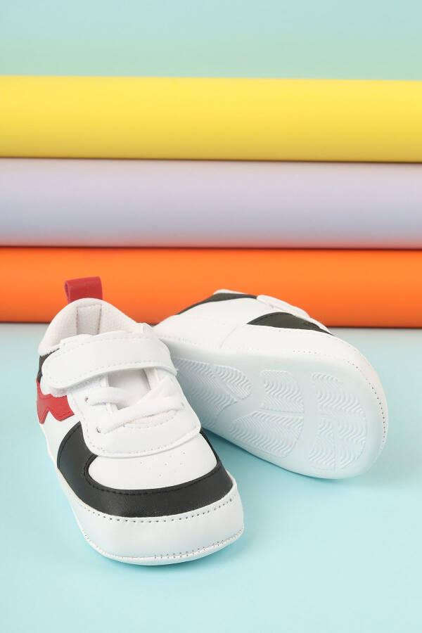 Unisex Velcro Breathable White Sensitive Skin Friendly Comfortable Baby Toddler Sport Shoes - 10