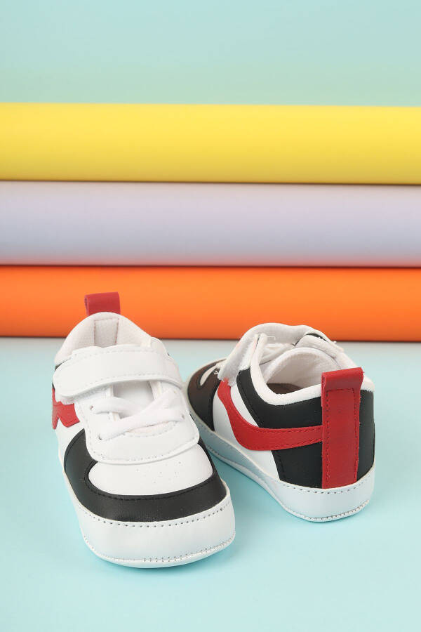 Unisex Velcro Breathable White Sensitive Skin Friendly Comfortable Baby Toddler Sport Shoes - 11