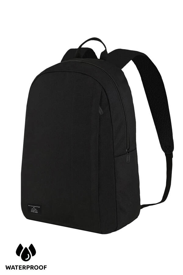 Unisex Waterproof Black Everyday Travel and School Backpack - 1