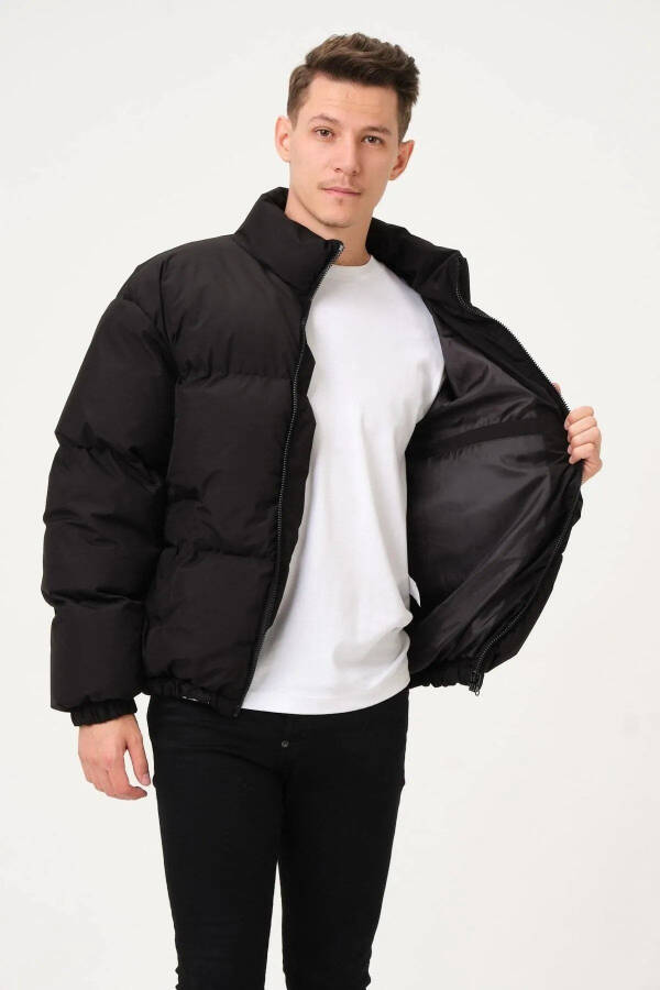 Unisex Waterproof Oversize Bomber Jacket - 3