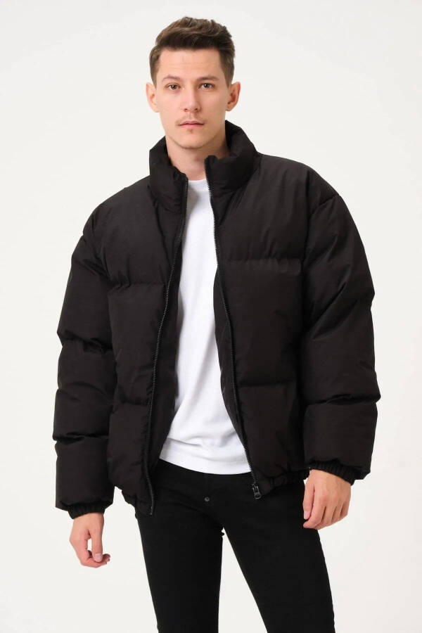 Unisex Waterproof Oversize Bomber Jacket - 4