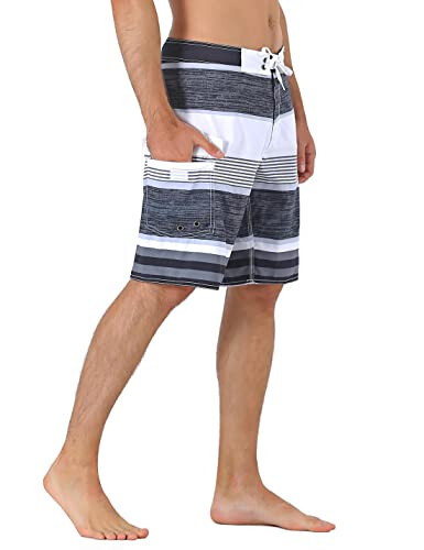 Unitop Men's Board Shorts Summer Holiday Surf Trunks Quick Dry - 2