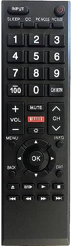 Universal Remote Control for All Toshiba TVs, LCD, LED, Smart, and 4K TVs. No Setup Needed. - 1