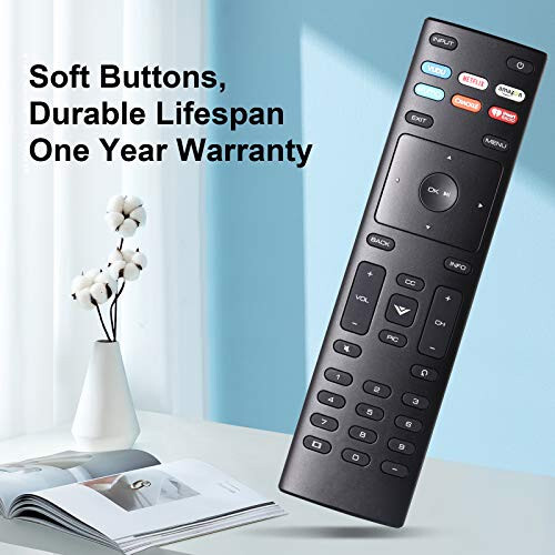 Universal Remote Control, XRT136 Compatible with All VIZIO LED LCD HD 4K UHD HDR Smart TVs - 4