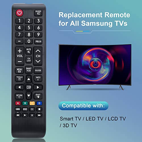 Universal Replacement for Samsung-Smart-TV-Remote, New Upgrade Infrared for Samsung Remote Control - 2